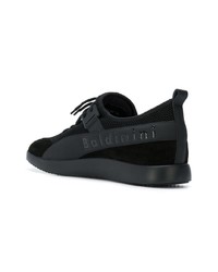 schwarze Wildleder niedrige Sneakers von Baldinini