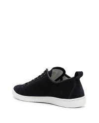 schwarze Wildleder niedrige Sneakers von PS Paul Smith