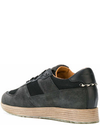 schwarze Wildleder niedrige Sneakers von Marc Jacobs