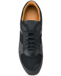 schwarze Wildleder niedrige Sneakers von Marc Jacobs