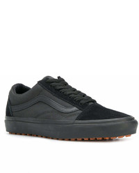 schwarze Wildleder niedrige Sneakers von Vans