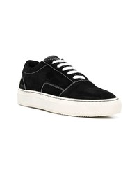 schwarze Wildleder niedrige Sneakers von Common Projects