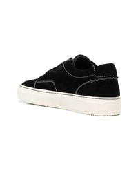 schwarze Wildleder niedrige Sneakers von Common Projects