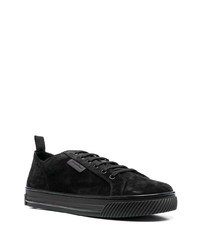 schwarze Wildleder niedrige Sneakers von Gianvito Rossi