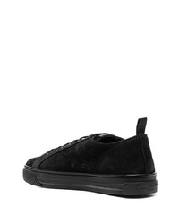 schwarze Wildleder niedrige Sneakers von Gianvito Rossi