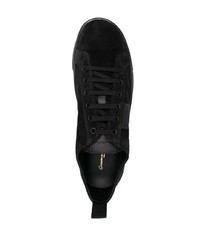 schwarze Wildleder niedrige Sneakers von Gianvito Rossi