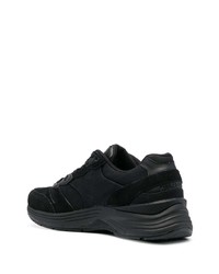 schwarze Wildleder niedrige Sneakers von Tommy Hilfiger