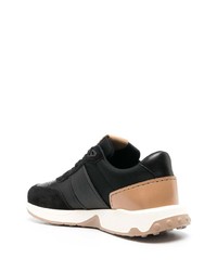 schwarze Wildleder niedrige Sneakers von Tod's