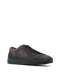 schwarze Wildleder niedrige Sneakers von Doucal's