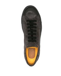 schwarze Wildleder niedrige Sneakers von Doucal's