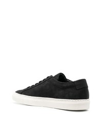 schwarze Wildleder niedrige Sneakers von Common Projects