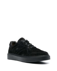 schwarze Wildleder niedrige Sneakers von Doucal's