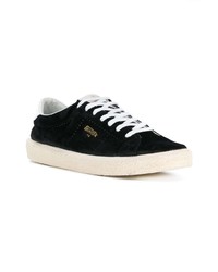 schwarze Wildleder niedrige Sneakers von Golden Goose Deluxe Brand