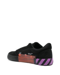 schwarze Wildleder niedrige Sneakers von Off-White