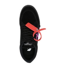 schwarze Wildleder niedrige Sneakers von Off-White