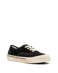 schwarze Wildleder niedrige Sneakers von Bally