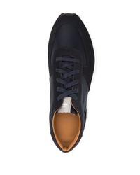 schwarze Wildleder niedrige Sneakers von Unseen Footwear