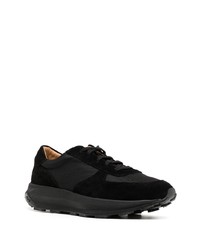 schwarze Wildleder niedrige Sneakers von Unseen Footwear