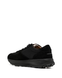 schwarze Wildleder niedrige Sneakers von Unseen Footwear