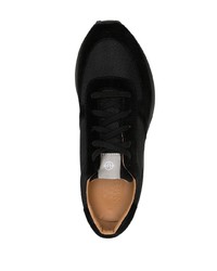 schwarze Wildleder niedrige Sneakers von Unseen Footwear