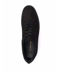 schwarze Wildleder niedrige Sneakers von Filling Pieces