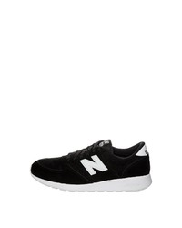 schwarze Wildleder niedrige Sneakers von New Balance