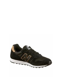 schwarze Wildleder niedrige Sneakers von New Balance