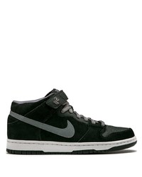 schwarze Wildleder niedrige Sneakers von Nike