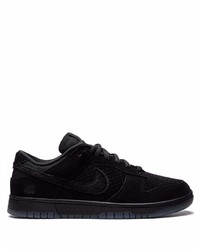 schwarze Wildleder niedrige Sneakers von Nike