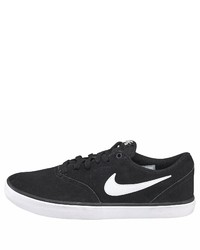 schwarze Wildleder niedrige Sneakers von Nike SB