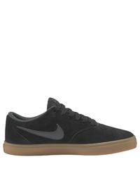 schwarze Wildleder niedrige Sneakers von Nike SB