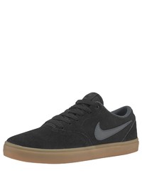 schwarze Wildleder niedrige Sneakers von Nike SB