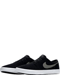 schwarze Wildleder niedrige Sneakers von Nike SB