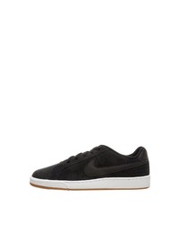 schwarze Wildleder niedrige Sneakers von Nike Sportswear