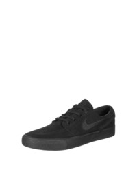 schwarze Wildleder niedrige Sneakers von Nike Sportswear