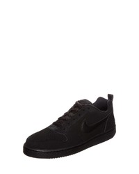 schwarze Wildleder niedrige Sneakers von Nike Sportswear