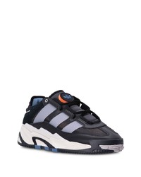 schwarze Wildleder niedrige Sneakers von adidas