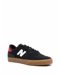 schwarze Wildleder niedrige Sneakers von New Balance