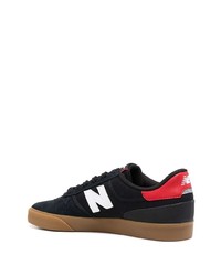 schwarze Wildleder niedrige Sneakers von New Balance