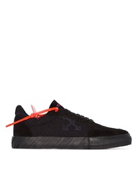 schwarze Wildleder niedrige Sneakers von Off-White