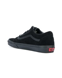 schwarze Wildleder niedrige Sneakers von Vans