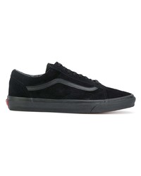 schwarze Wildleder niedrige Sneakers von Vans