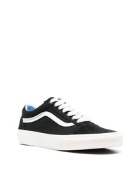 schwarze Wildleder niedrige Sneakers von Vans