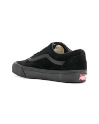 schwarze Wildleder niedrige Sneakers von Vans