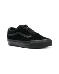 schwarze Wildleder niedrige Sneakers von Vans