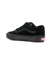 schwarze Wildleder niedrige Sneakers von Vans