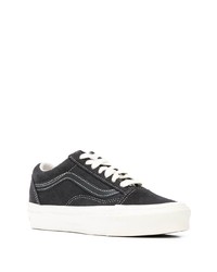 schwarze Wildleder niedrige Sneakers von Vans