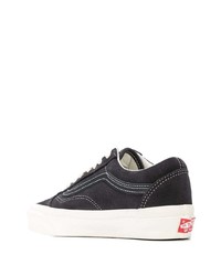 schwarze Wildleder niedrige Sneakers von Vans