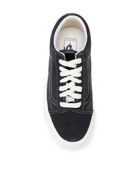 schwarze Wildleder niedrige Sneakers von Vans