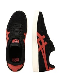 schwarze Wildleder niedrige Sneakers von Onitsuka Tiger